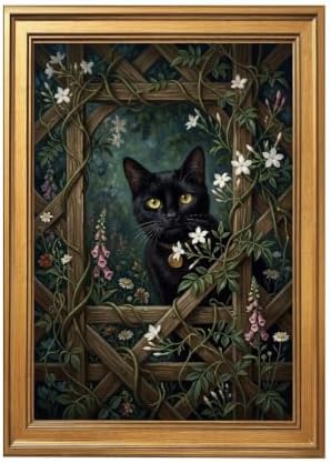 Gold Vintage Framed Stone Stack Wall Art, Impressionist Still Life Print by Unknown