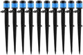 10pcs Drip Irrigation Adjustable Sprinkler Spray Garden Plants Watering Nozzle 360 Degree Drippers Maintenance Equipment by Unknown