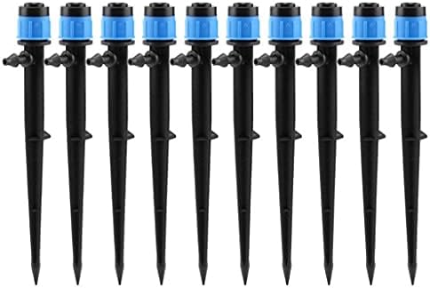 10pcs Drip Irrigation Adjustable Sprinkler Spray Garden Plants Watering Nozzle 360 Degree Drippers Maintenance Equipment by Unknown