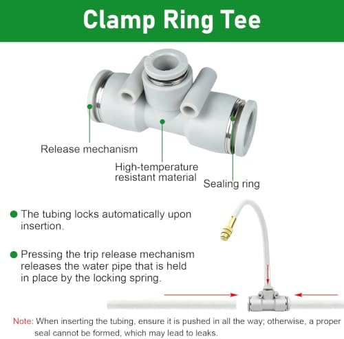 Misting System for Plants Outdoor, Atomizing Misters Kit with Brass Nozzles for Backyard/Flower Bed/Factories, Adjustable Mister Sprinkler System Set - Image 4