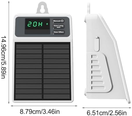 Minhe Solar Powered Smart Timing Auto Watering Device, Large Flow Drip Irrigation Kit for Home Garden Potted Plants - Image 4