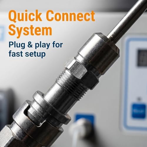 5 Pack Pressure Washer Needle Tips, Equipped with a High Pressure Hose to Prevent Head Breakage, 1/4 Quick Connect for Washer, AC Coil, Water Heater and Appliance Cleaning - Image 5