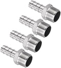 2pcs Stainless Steel Hose Barb Fittings 50mm Barb to 2" NPT Male by Kozelo