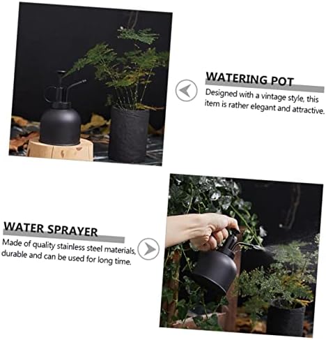 Milisten Lightweight Portable Garden Watering Bottle Retro Style Stainless Steel Plant Mister for Home - Image 5