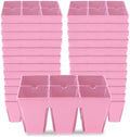 Epic Gardening 6-Cell Seed Starter Tray - 24 Trays - Pink by EpicGardening