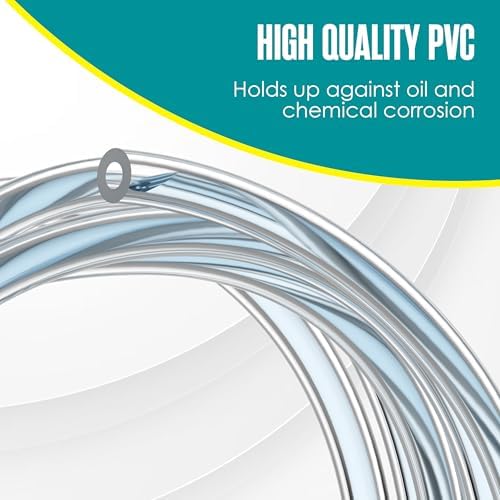 Tubing, 3/8”ID x 1/2”OD, Plastic Tube, Clear Tubing, Clear Hose, 100FT - Image 3