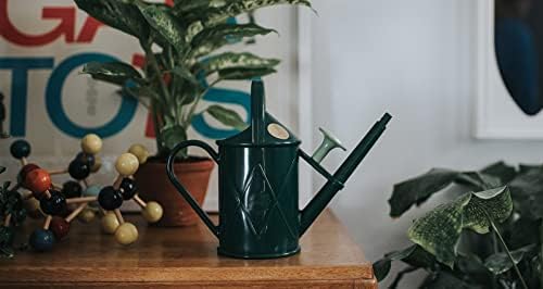 Indoor Plastic Watering Can | The HAWS The Bartley Burbler - Two Pint | Pot Waterer | Fine Spray Rose - Green - Image 5