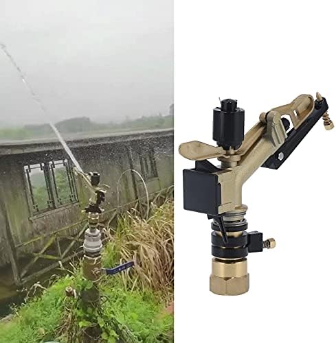 Rotating Sprinkler, Adjustable Angle Impact Sprinkler for Lawn for Green Belt for Agriculture for Irrigation - Image 3
