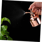 Vintage Stainless Pump 300ml Can Watering Mister, with Steel Plant - Image 4