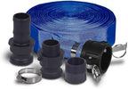 Superior Pump 99620 Lay-Flat Discharge Hose Kit, 1-1/2-Inch by 50-Foot by SuperiorPump