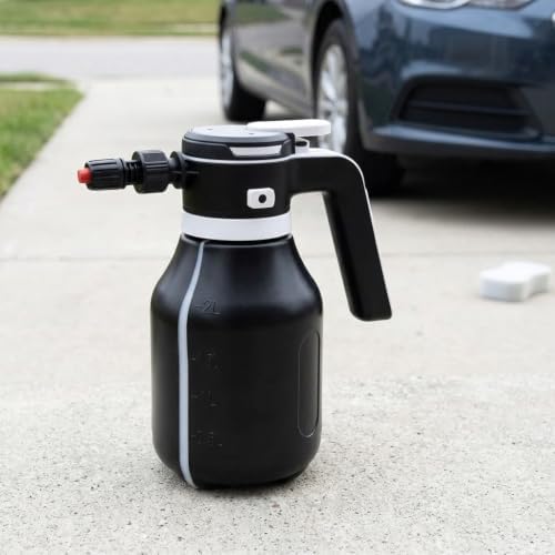 Electric Foam Sprayer 2L Cordless Rechargeable Spray Gun Black - Image 2