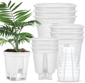 Wonderjune Self Watering Planter, 4.72'', 5.91'', 7.09'', White, 9 Pcs by Wonderjune
