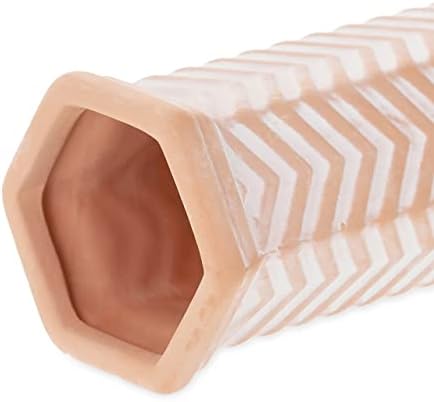 Relaxdays Clay Watering Spikes, Set of 4, Stakes for 1.5 L Plastic Bottles, Indoor & Outdoor Plants, Zig-Zag, Terracotta, Ceramics, 18 x 5.5 x 5 cm - Image 6