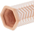 Relaxdays Clay Watering Spikes, Set of 4, Stakes for 1.5 L Plastic Bottles, Indoor & Outdoor Plants, Zig-Zag, Terracotta, Ceramics, 18 x 5.5 x 5 cm - Image 6