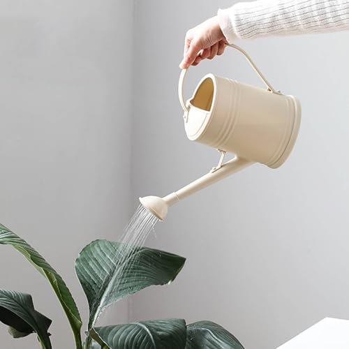 0.5 Gallon Plant Watering Can,Plastic Long Spout Watering Can with Detachable Sprinkler Head and Handles,Small Watering Can for House Succulent Bonsai Garden Flower Office Indoor Plants - Image 6