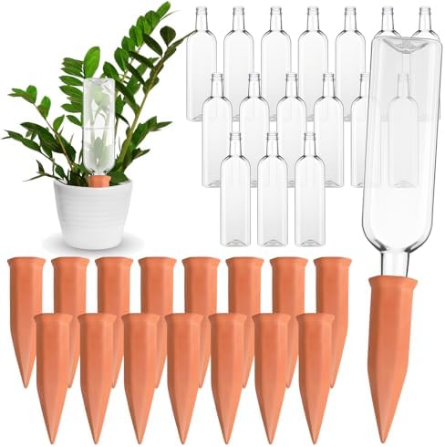 Dandat 32 Pcs 34oz Plant Watering Devices Self Watering Spikes and Bottles by Dandat