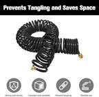 Coil Hose,3/8" EVA Coil Garden Hose 50 FT,Curly Water Hose - Image 5