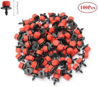 Garden supplies DIY 5-50m PVC Garden Watering Garden Hose 4/7mm Micro Irrigation Pipe Drip Watering Kits with Adjustable Drippers Nozzle(B-100Pcs) - Image 2
