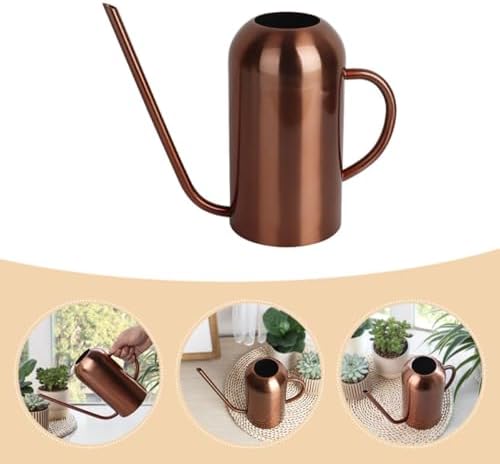 CALLARON Stainless Steel Watering Can with Long Spout 1.5l Indoor and Outdoor Plant Watering Pot for Garden Flowers and Bonsai Vintage Copper Finish - Image 3