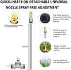 98FT Drip Irrigation Kits,Quick Connector Automatic Irrigation System,with Replaceable Bending Dropper,atomizing Copper Nozzle for Watering System for Garden Plant Lawn Patio. (30M+25Nozzles) - Image 2