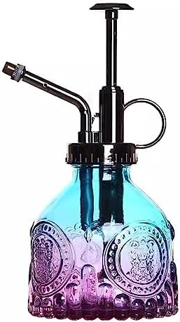 Watering Can Glass Spray Bottle, 200ML Plant Mister, Watering Can with Top Pump for Indoor House Plants, Garden,Cleaning Garden Watering Cans Indoor Watering Can (Color : Brass) by Unknown