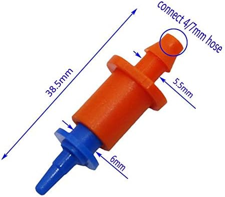 Garden Sprinkler 1/4" Micro Sprinkler for The Garden Greenhouse Irrigation Spray Nozzles Micro Irrigation Refraction System Misting 100 Pcs (Color : Green) - Image 5