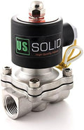 U.S. Solid Stainless Steel Electric Solenoid Valve 110VAC Normally Closed Air Water (1/2 Inch) by USSolid