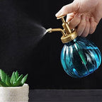 SUNESA Watering Can Plant Mister Spray Watering Can 350ML Vintage Flower Watering Can with Pump Plant Hand Press Spray Bottle Plant Mister - Clear Glass Spout Water Can (Color : White) - Image 7