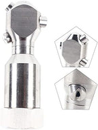 3/4" Portable Rotary Cleaning Nozzle with 3 Jet, Head Internal Thread Washing Nozzle 360° Rotating Stainless Steel Washing Spray Nozzle for Indoor/Outdoor Cleanings (1" Internal Thread) - Image 6