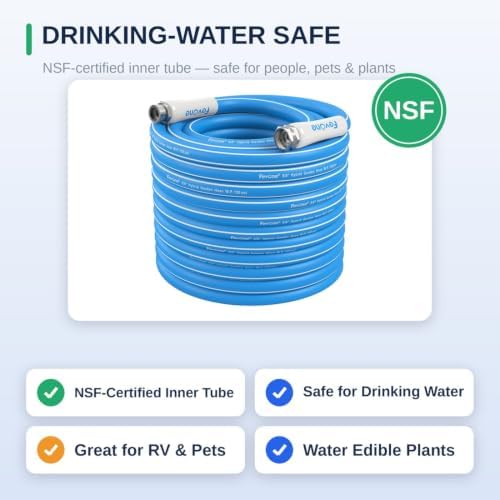 FEVONE Kink Free Garden Hose 35 ft, Heavy Duty Water Hose - Image 4