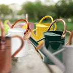 Metal Watering Can with Removable Spout, Galvanized, Perfect for Indoor and Outdoor Use (1 Gallon, Yellow) - Image 6