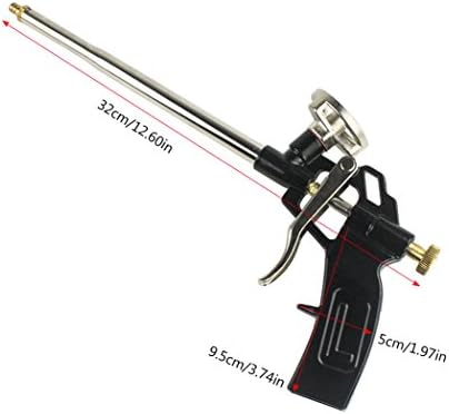 2 Pack Foam Gun, Picowe Foaming Gun Pu Expanding Caulking Gun Metal Body Pro Heavy Duty PU Spray Foam Gun Grade Expanding Spray Application Applicator - Image 6