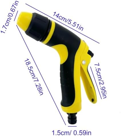 nozzle High Pressure Water Hose Nozzle Spray, Adjustable - Image 3
