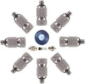 70PCS High Pressure Brass Misting Nozzles Outdoor Anti-drip Fogging Spray Head Outdoor Cooling Misting System Nozzle, UNC 10/24 Brass Misting Nozzles, 0.004-0.039" Orifice(0.2mm) by Melairy