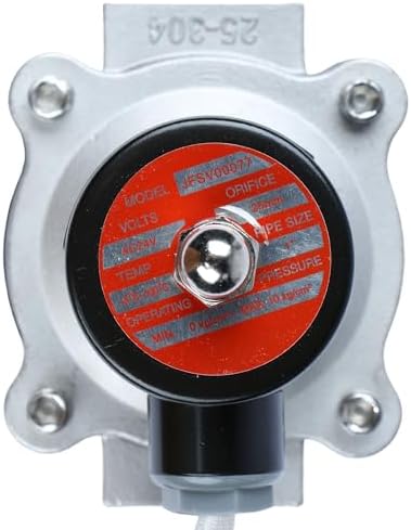 U.S. Solid 1" 24V AC Stainless Steel Electric Solenoid Valve N.C. Air Water Fuel VITON - Image 5