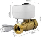 WiFi Intelligent Ball Valve Automatic Water Shut-Off Valve Support APP Control/3 Timing Modes/Water and Gas Leakage Alarm(DN25) - Image 2