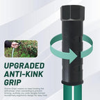 5/8 in. Heavy-Duty Garden Hose – Flexible, Expandable, Durable, Leak-Free & Lightweight | All-Weather Water Hose with Crush-Resistant Fittings – Green/White (100ft) - Image 2
