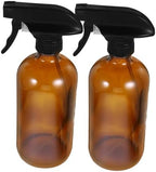 2 Pack 500ml Refillable Glass Spray Bottles for Plants by TOGEVAL