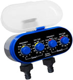 Practical 2 Outlet Water Regulator Permanent Build Ideal for Lawns Flower Beds Greenhouses Adjustable Sprinkler Schedule Timer - Image 5