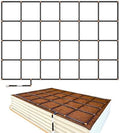 Garden Grid 4x6 | Irrigation System for Raised Garden Bed | Prebuilt, Easy by GardenInMinutes
