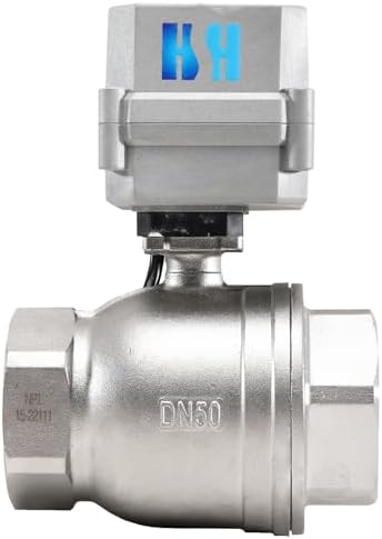 2 inch 110-230VAC Normally Open CF8/Stainless Steel 304 Motorized Electrical Ball Valve With U.S. Plug - Image 6