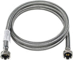 Certified Appliance Accessories Braided Stainless Steel Steam Dryer Installation Kit with 6-foot Fill Hose, 1-foot Inlet Adapter Hose, and Y-Connector - Image 2