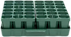 Vego garden Seedling Starter Kit 4-Pack Standard Seedling Trays with 10" x 10" Bottom Watering Trays Premium Plant Growing Suite by VegoGarden