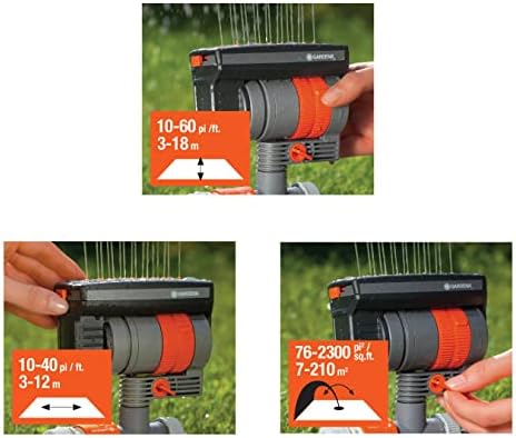 GARDENA ZoomMaxx Sprinkler with Built-in Timer, 2300 sq ft -69-BZMX - Image 4
