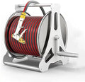 30m Garden Hose Reel, Hose Reel Storage Rack, Metal Wall/Floor Mount Hose Reel with Crank and Dust Cover by Unknown