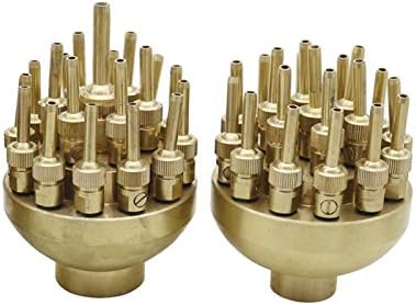 Xiaochen Lawn Irrigation Garden Watering 1" /1.5" Brass Adjustable Three-Layer Flower Fountain Nozzle Center Straight Direct Current Scattering Landscape Nozzle 1Pc (Color : 1 inch) by Unknown
