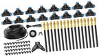 Garden Watering Set, 360 Degree Brass Nozzles, ABS, 100ft Set - Image 4