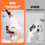 Dog Shower Attachment with 8.2Ft Long Shower Hose & Metal 3-Way Diverter - Image 4