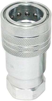 Summit Hydraulics 1” Agricultural Hydraulic Quick Connect Pioneer Style Coupler Set, ISO 5675, 1” NPT Thread - Image 2