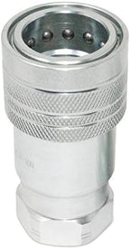 Summit Hydraulics 1” Agricultural Hydraulic Quick Connect Pioneer Style Coupler Set, ISO 5675, 1” NPT Thread - Image 2